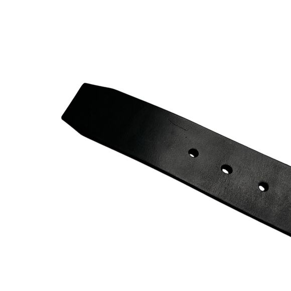 HOUSE OF WOLVES Black Leather Thick Belt Waist NWT Moto - Picture 8 of 8